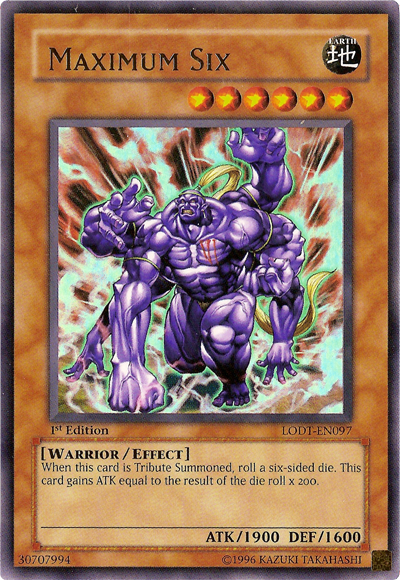 Maximum Six [LODT-EN097] Ultra Rare 