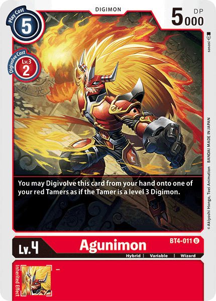 Agunimon [BT4-011] [Great Legend] 