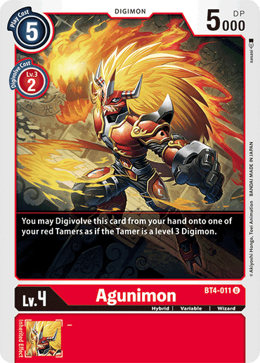 Agunimon [BT4-011] [Great Legend] 