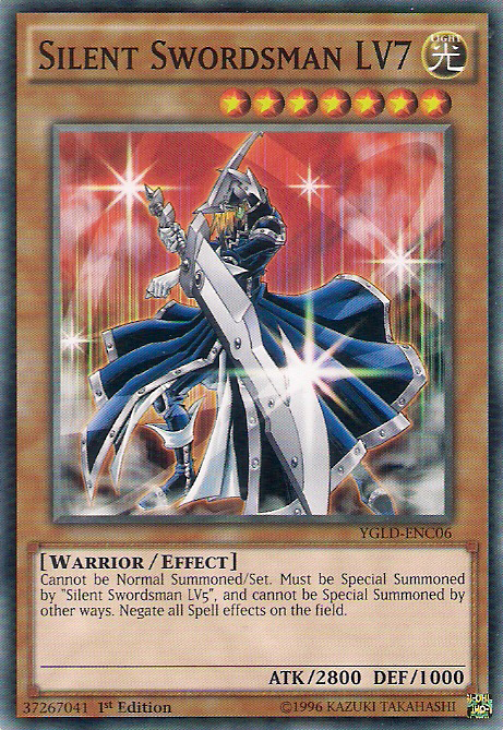 Silent Swordsman LV7 [YGLD-ENC06] Common 