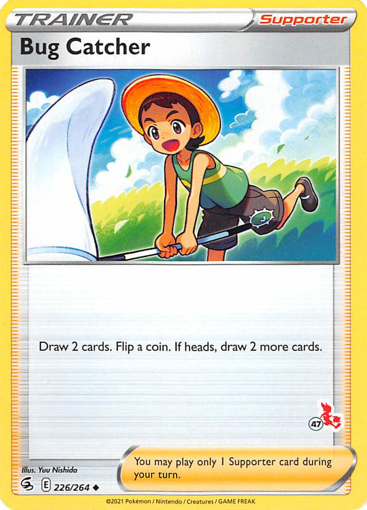 Bug Catcher (226/264) (Cinderace Stamp #47) [Battle Academy 2022] 