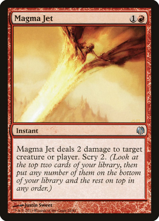 Magma Jet [Duel Decks: Heroes vs. Monsters] 