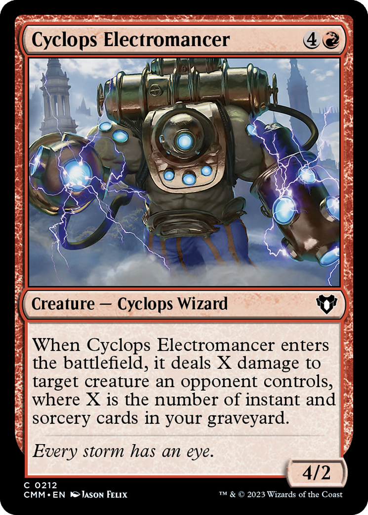 Cyclops Electromancer [Commander Masters] 