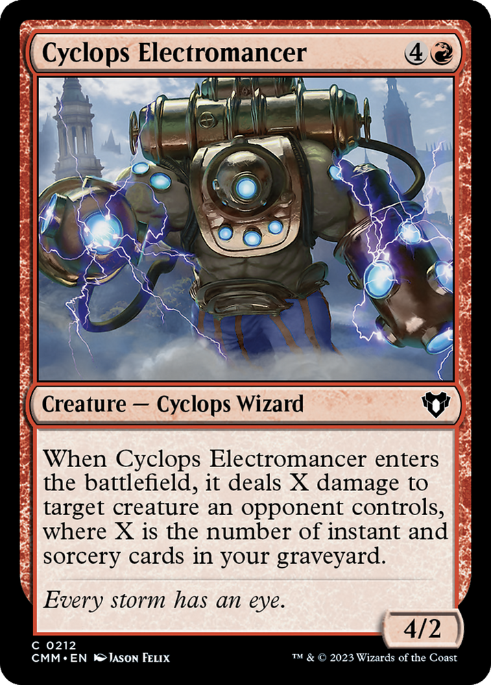 Cyclops Electromancer [Commander Masters] 