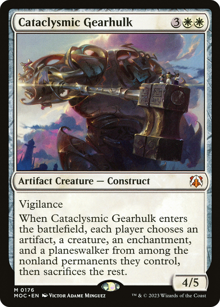 Cataclysmic Gearhulk [March of the Machine Commander] 