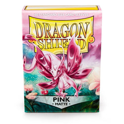 Dragon Shield: Standard 60ct Sleeves - Pink (Matte)