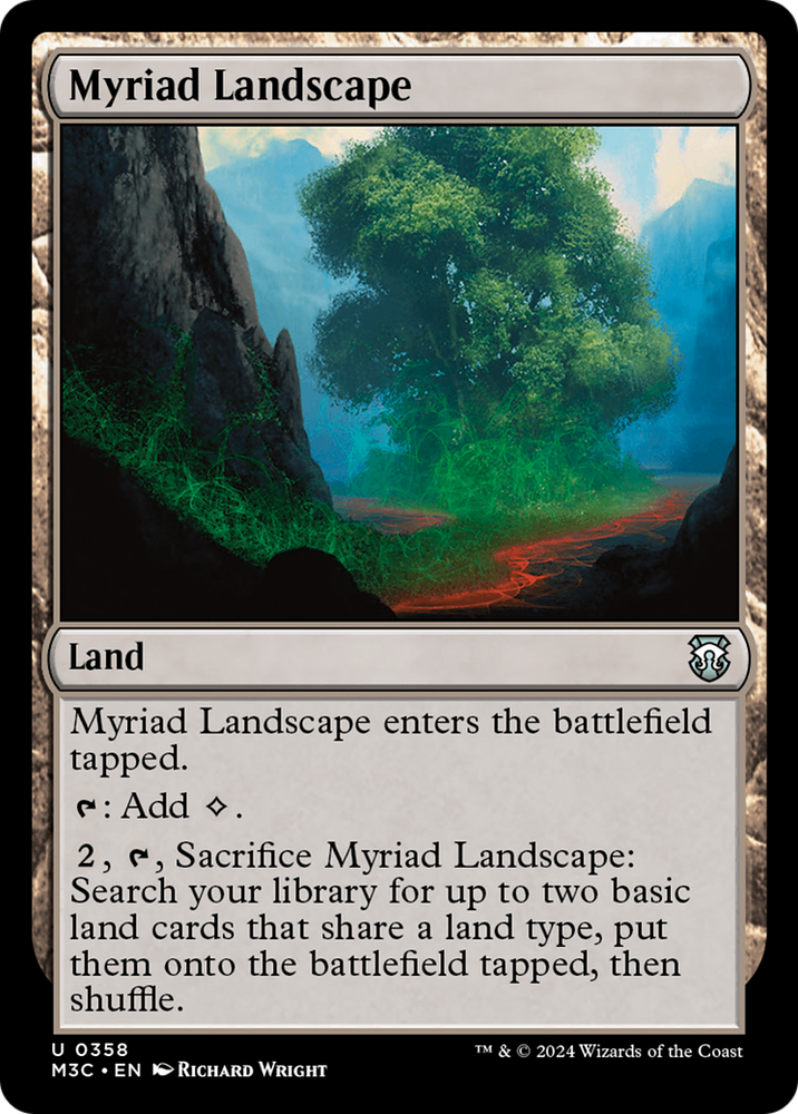 Myriad Landscape (Ripple Foil) [Modern Horizons 3 Commander] 