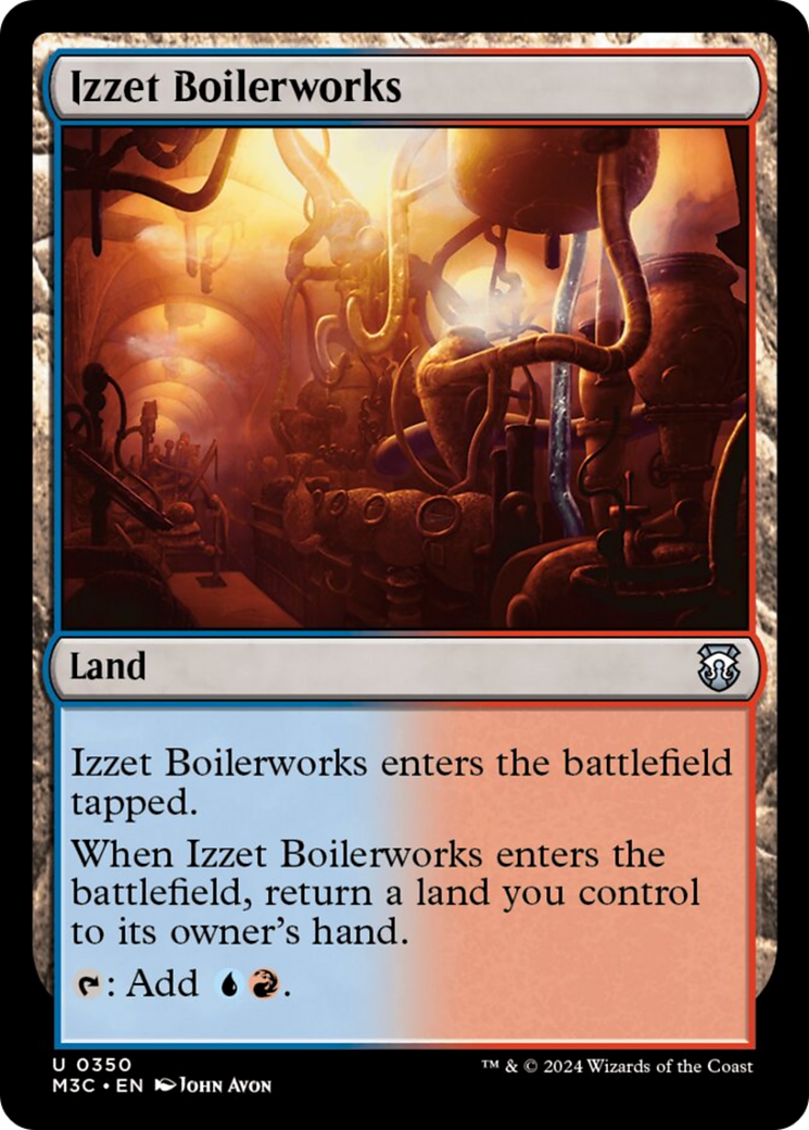 Izzet Boilerworks (Ripple Foil) [Modern Horizons 3 Commander] 