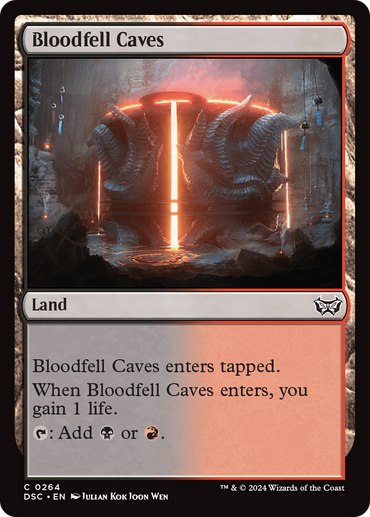 Bloodfell Caves [Duskmourn: House of Horror Commander] 