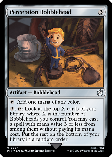 Perception Bobblehead (Surge Foil) [Fallout] 