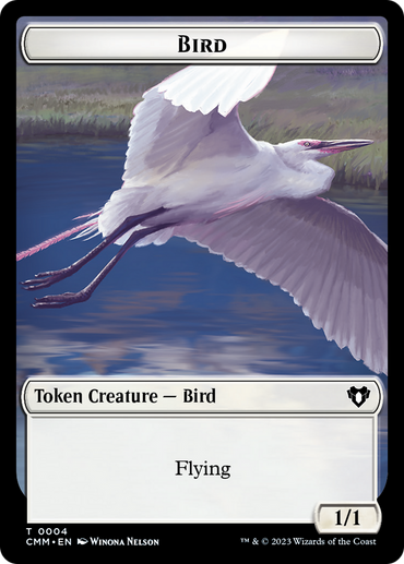 Bird Token [Commander Masters Tokens] 