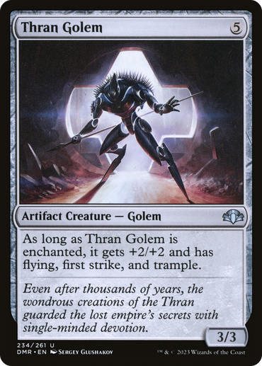 Thran Golem [Dominaria Remastered] 