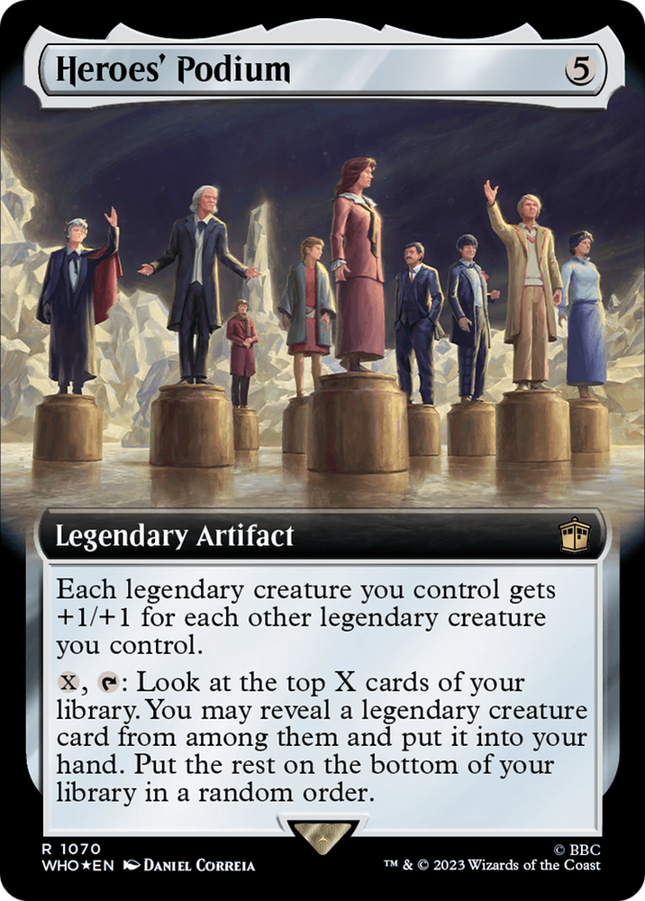 Heroes' Podium (Extended Art) (Surge Foil) [Doctor Who] 