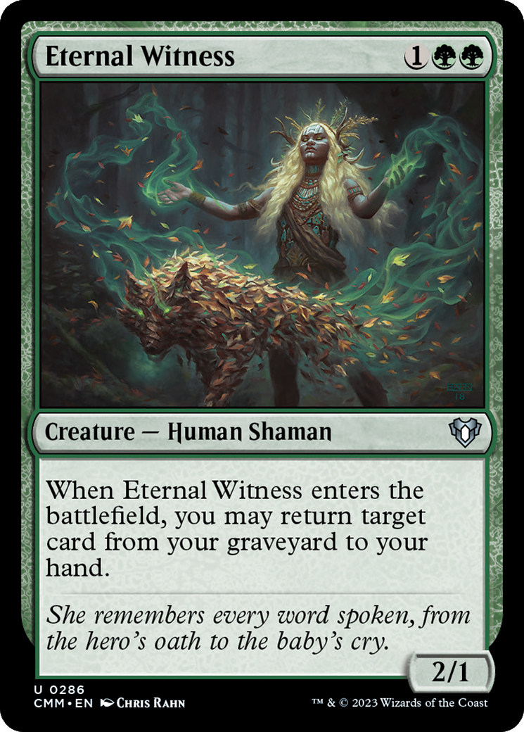 Eternal Witness [Commander Masters] 