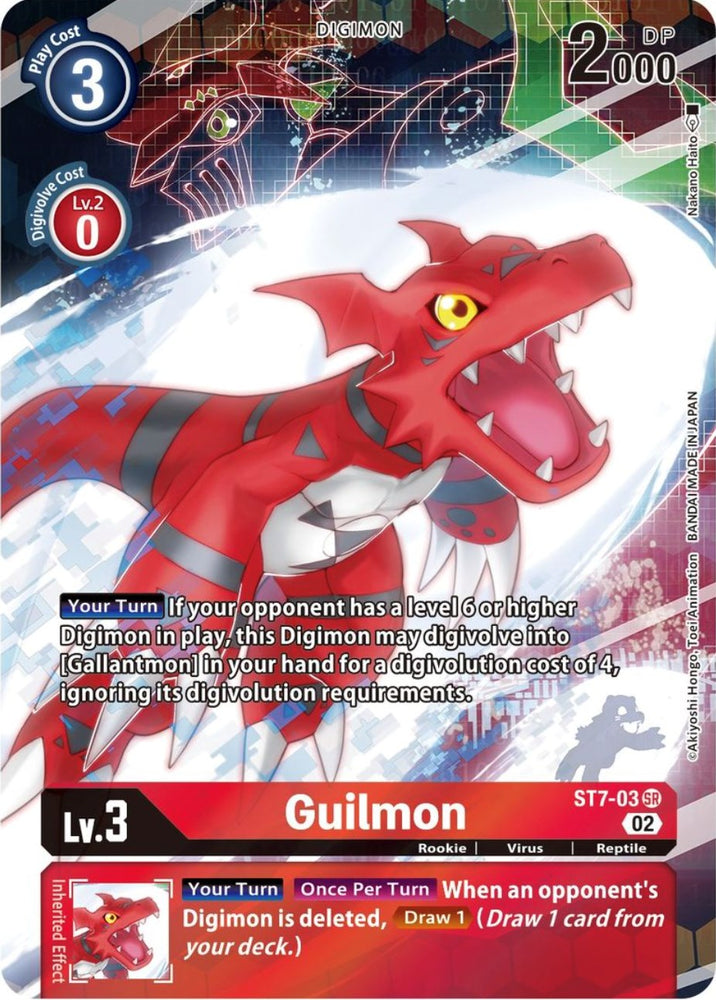 Guilmon [ST7-03] (Alternate Art) [Starter Deck: Beelzemon Advanced Deck Set] 