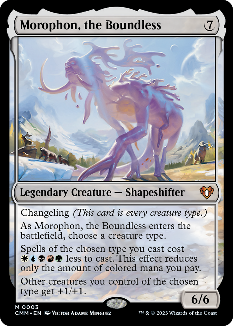 Morophon, the Boundless [Commander Masters] 