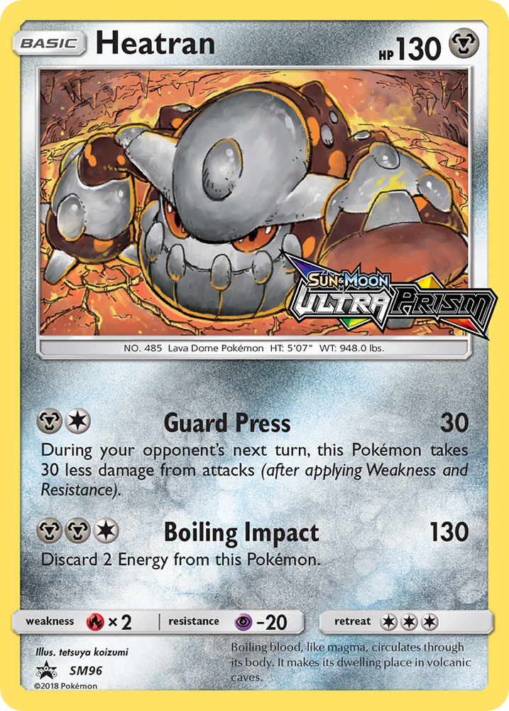 Heatran (SM96) [Sun &amp; Moon: Black Star Promos] 
