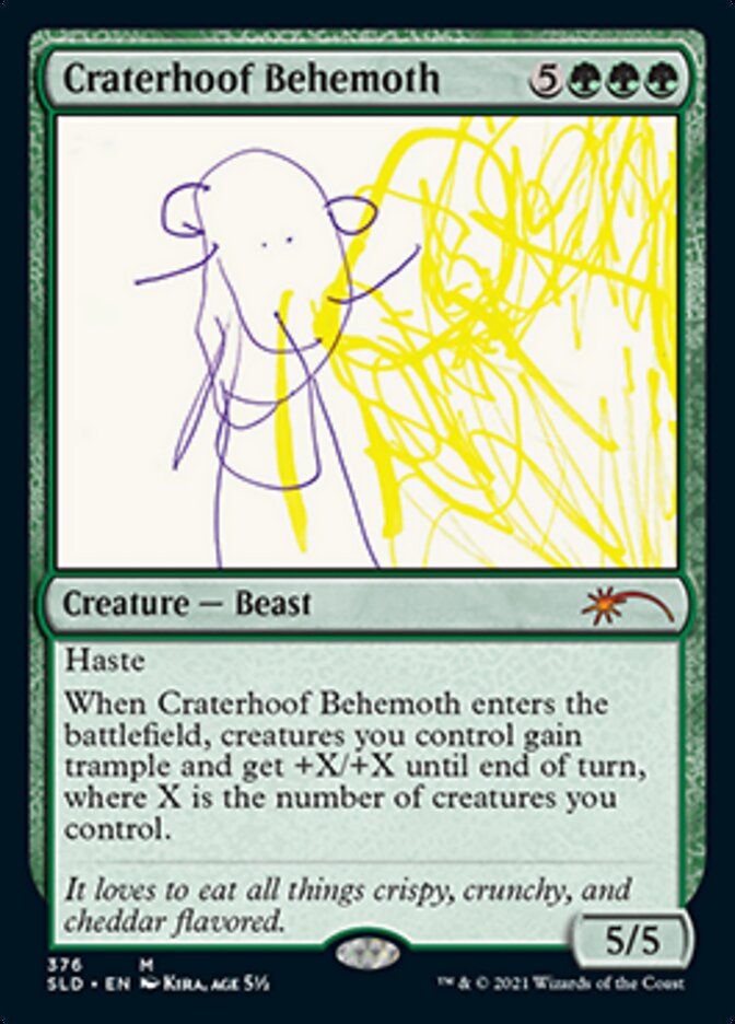 Craterhoof Behemoth (376) [Secret Lair Drop Series] 