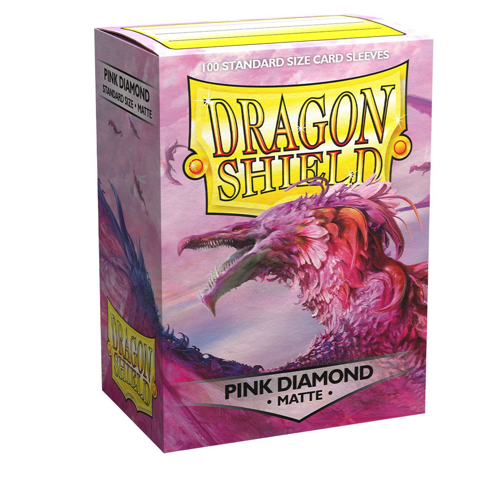 Dragon Shield: Standard 100ct Sleeves - Pink Diamond (Matte) 