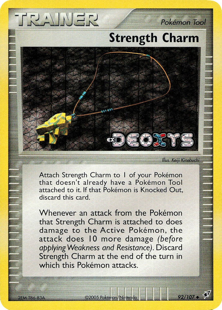 Strength Charm (92/107) (Stamped) [EX: Deoxys] 