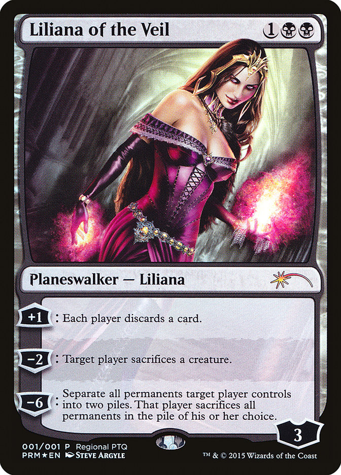 Liliana of the Veil (Regional PTQ) [Pro Tour Promos] 