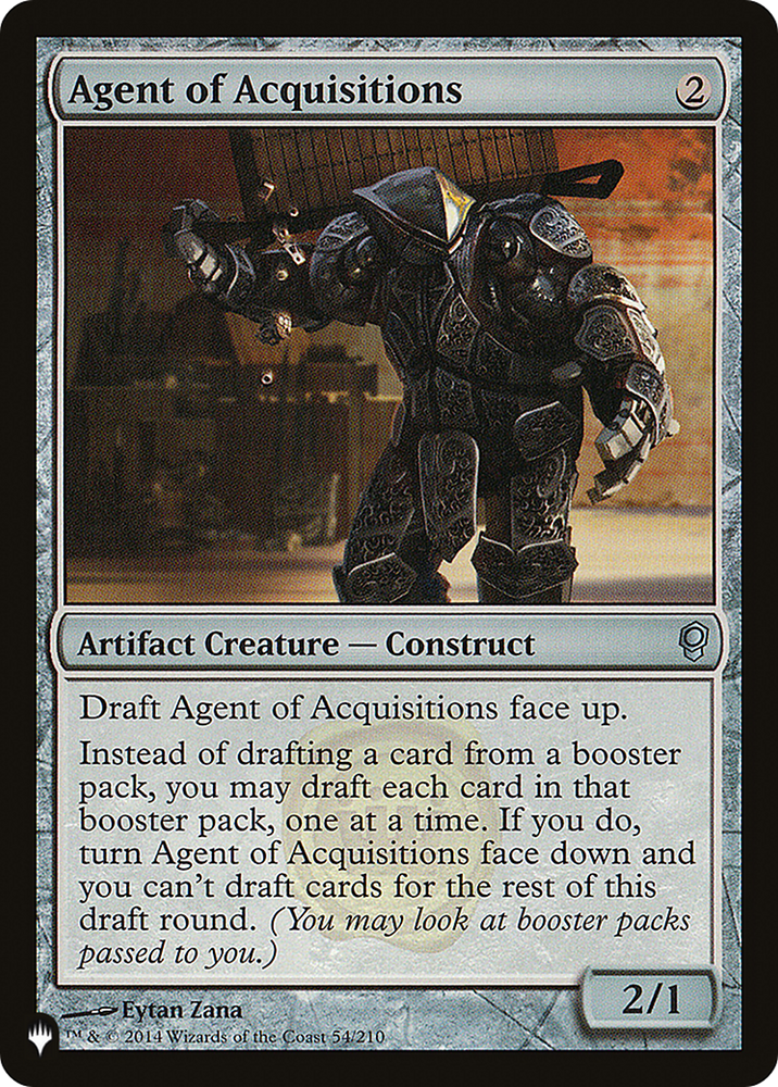 Agent of Acquisitions [The List Reprints] 