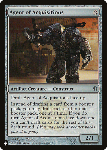 Agent of Acquisitions [The List Reprints] 