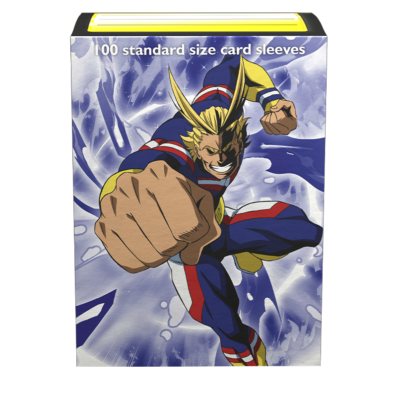 Dragon Shield: Standard 100ct Art Sleeves - My Hero Academia (All Might Punch) 