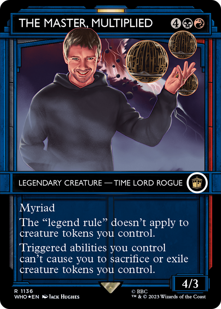 The Master, Multiplied (Showcase) (Surge Foil) [Doctor Who] 