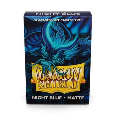 Dragon Shield: Japanese Size 60ct Sleeves - Night Blue (Matte) 