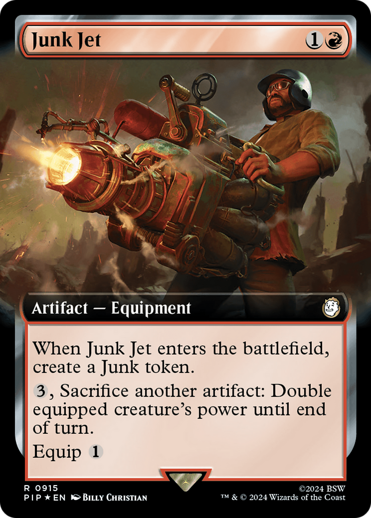 Junk Jet (Extended Art) (Surge Foil) [Fallout] 