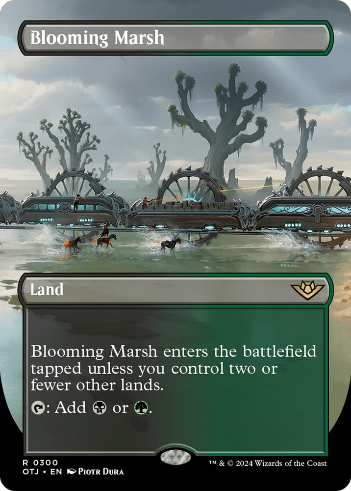 Blooming Marsh (Borderless) [Outlaws of Thunder Junction] 