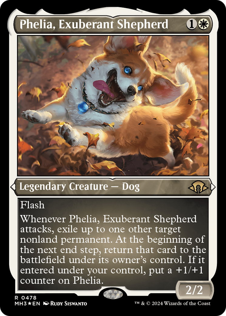 Phelia, Exuberant Shepherd (Foil Etched) [Modern Horizons 3] 