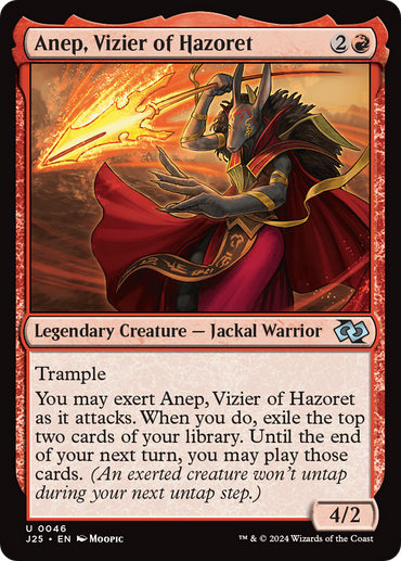 Anep, Vizier of Hazoret (Anime) [Foundations Jumpstart] 