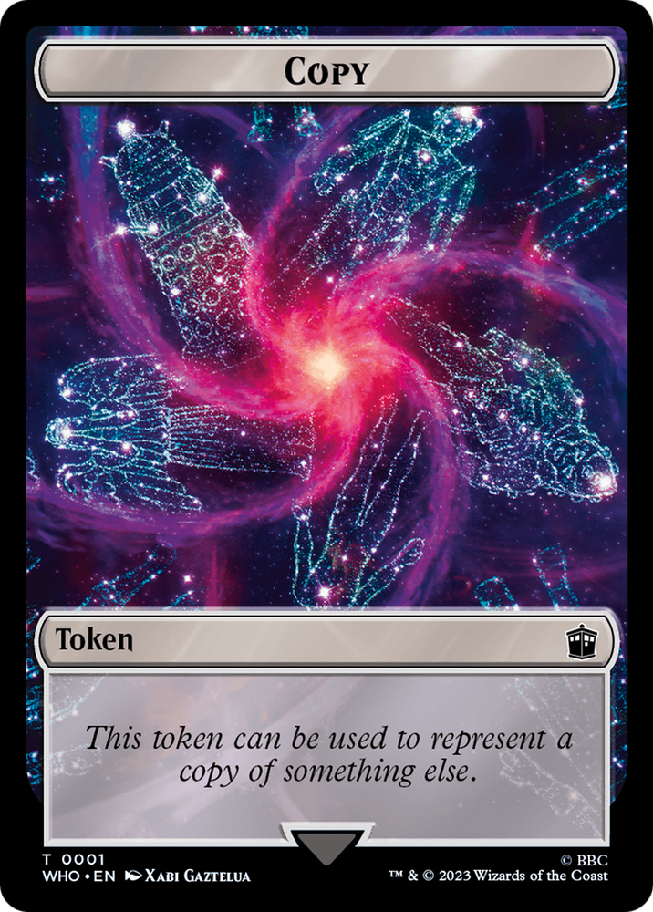 Copy // Cyberman Double-Sided Token [Doctor Who Tokens] 