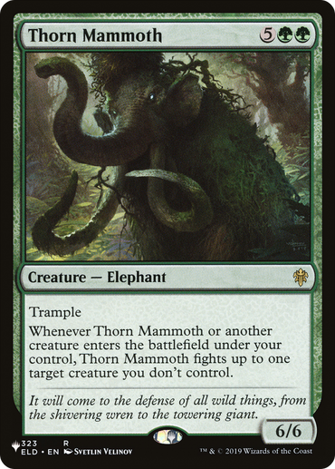 Thorn Mammoth [The List Reprints] 