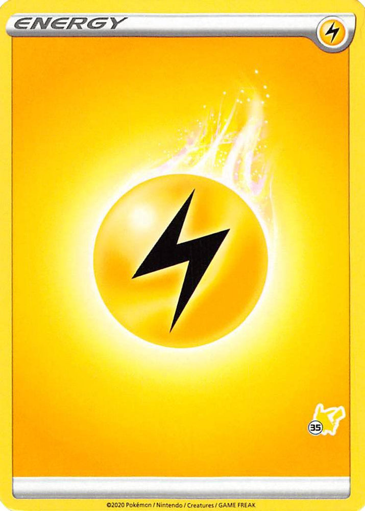 Lightning Energy (Pikachu Stamp #35) [Battle Academy 2022] 
