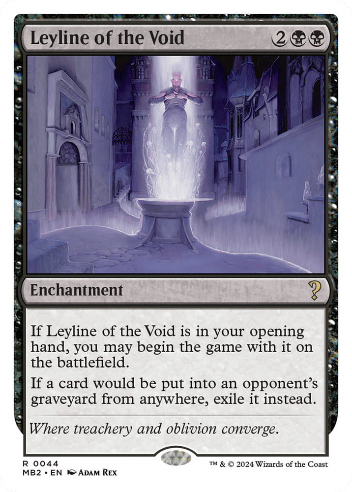 Leyline of the Void (White Border) [Mystery Booster 2] 