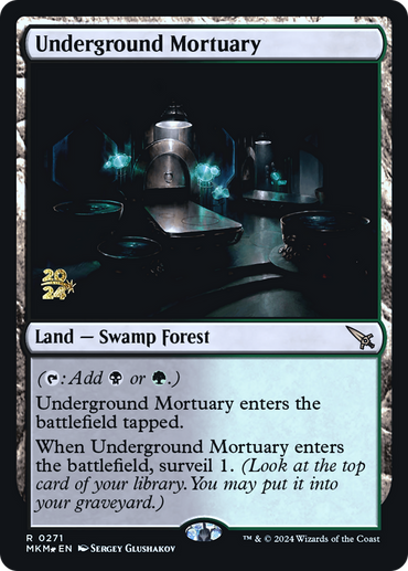 Underground Mortuary [Murders at Karlov Manor Prerelease Promos] 