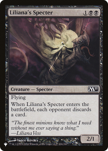 Liliana's Specter [The List Reprints] 