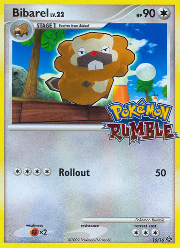 Bibarel (16/16) [Pokémon Rumble] 