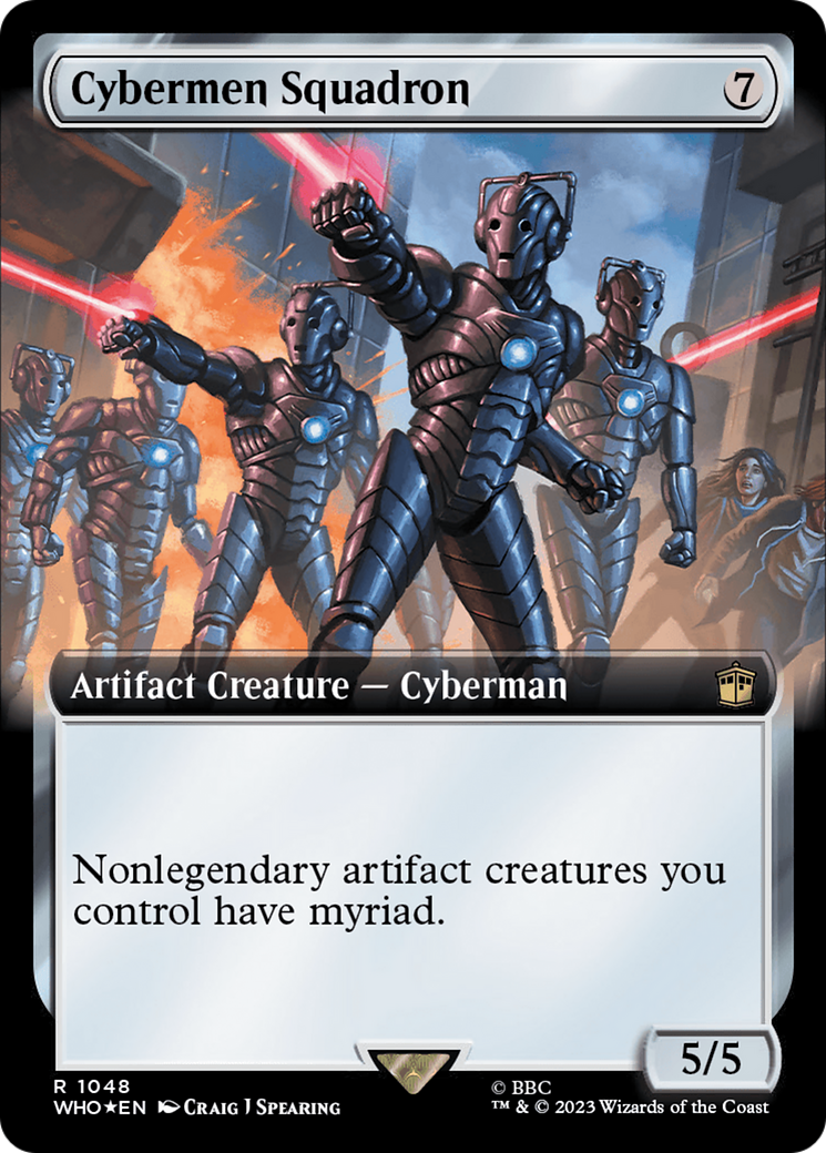 Cybermen Squadron (Extended Art) (Surge Foil) [Doctor Who] 