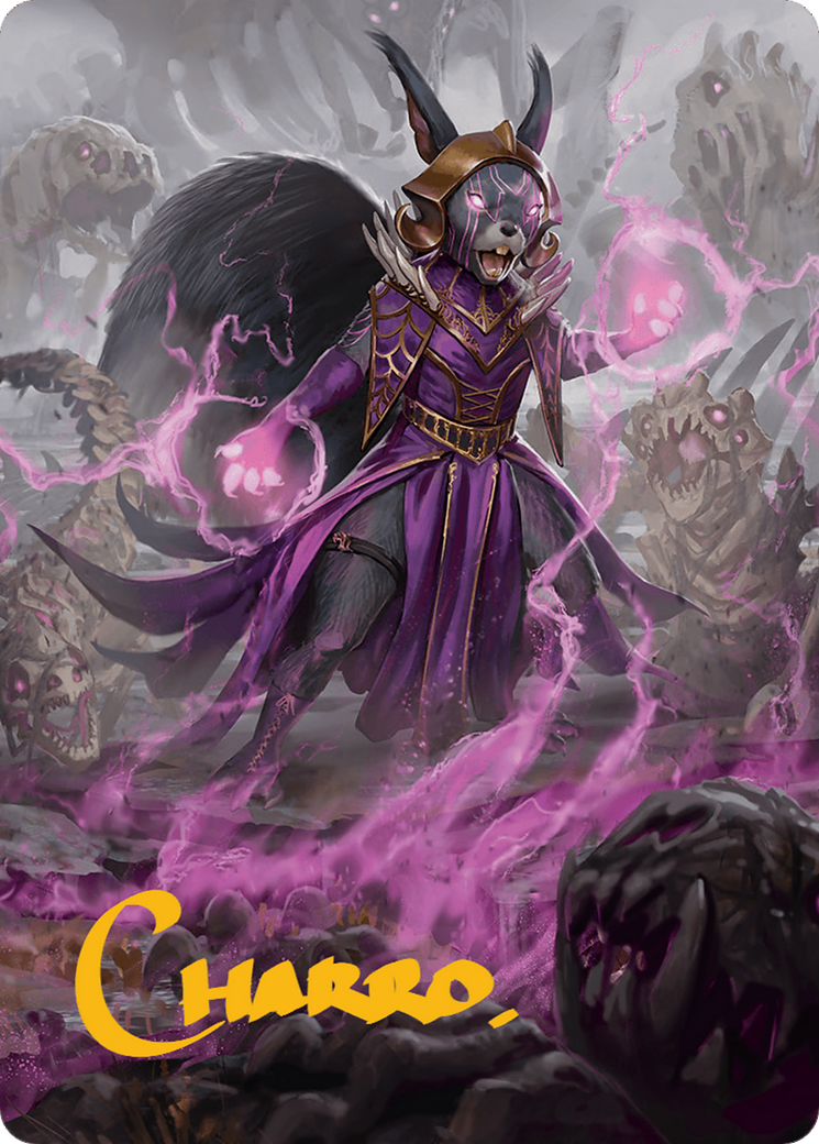 Liliana of the Dark Realms Art Card (Gold-Stamped Signature) [Bloomburrow Art Series] 