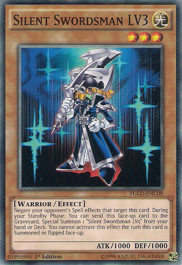 Silent Swordsman LV3 [YGLD-ENC08] Common 