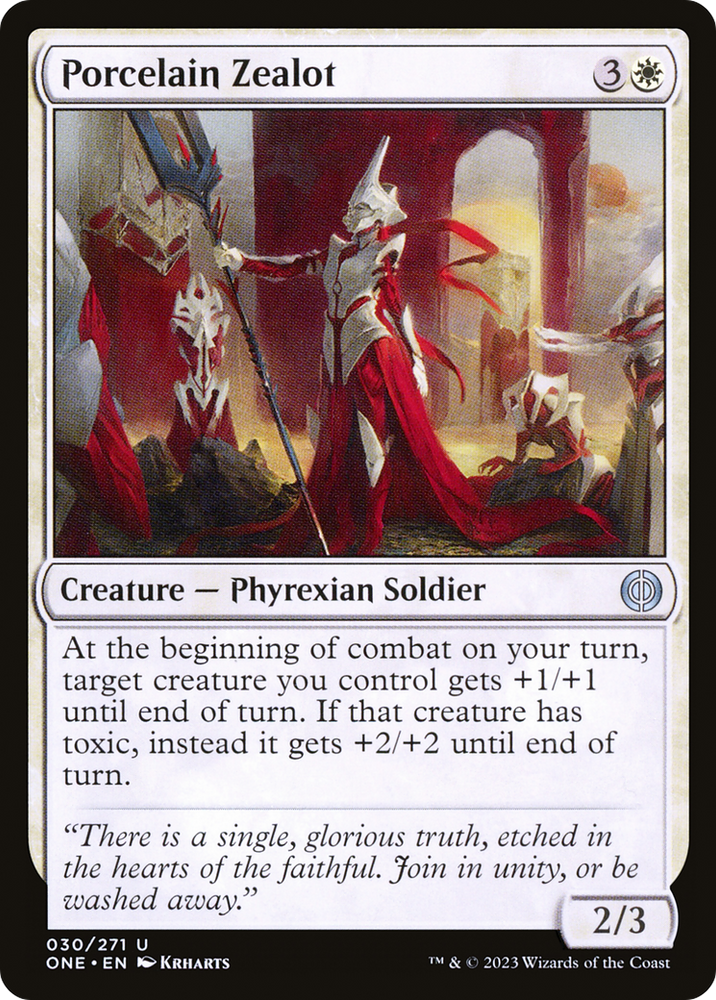 Porcelain Zealot [Phyrexia: All Will Be One] 