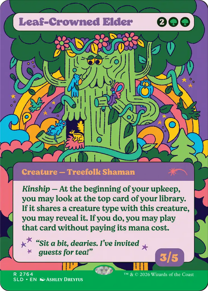 Leaf-Crowned Elder [Secret Lair Drop Series]