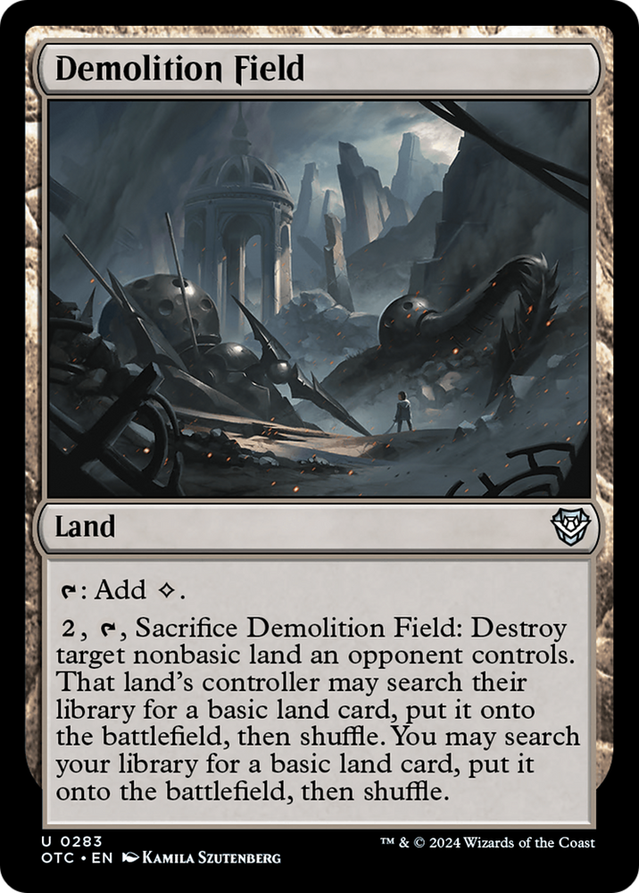 Demolition Field [Outlaws of Thunder Junction Commander] 