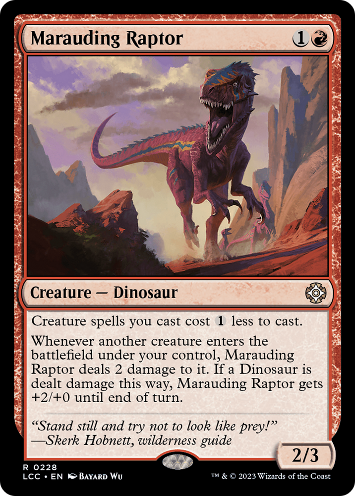 Marauding Raptor [The Lost Caverns of Ixalan Commander] 