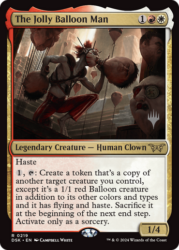 The Jolly Balloon Man (Promo Pack) [Duskmourn: House of Horror Promos] 