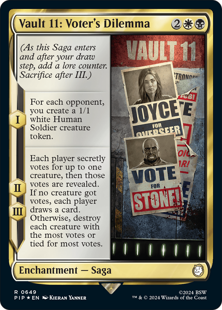 Vault 11: Voter's Dilemna (Surge Foil) [Fallout] 